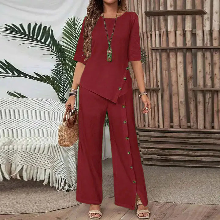 Scarlett Elegant Relaxed Two Piece Set