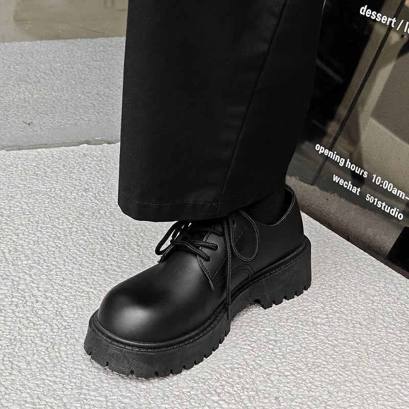 Nolan Chunky Sole Leather Shoes