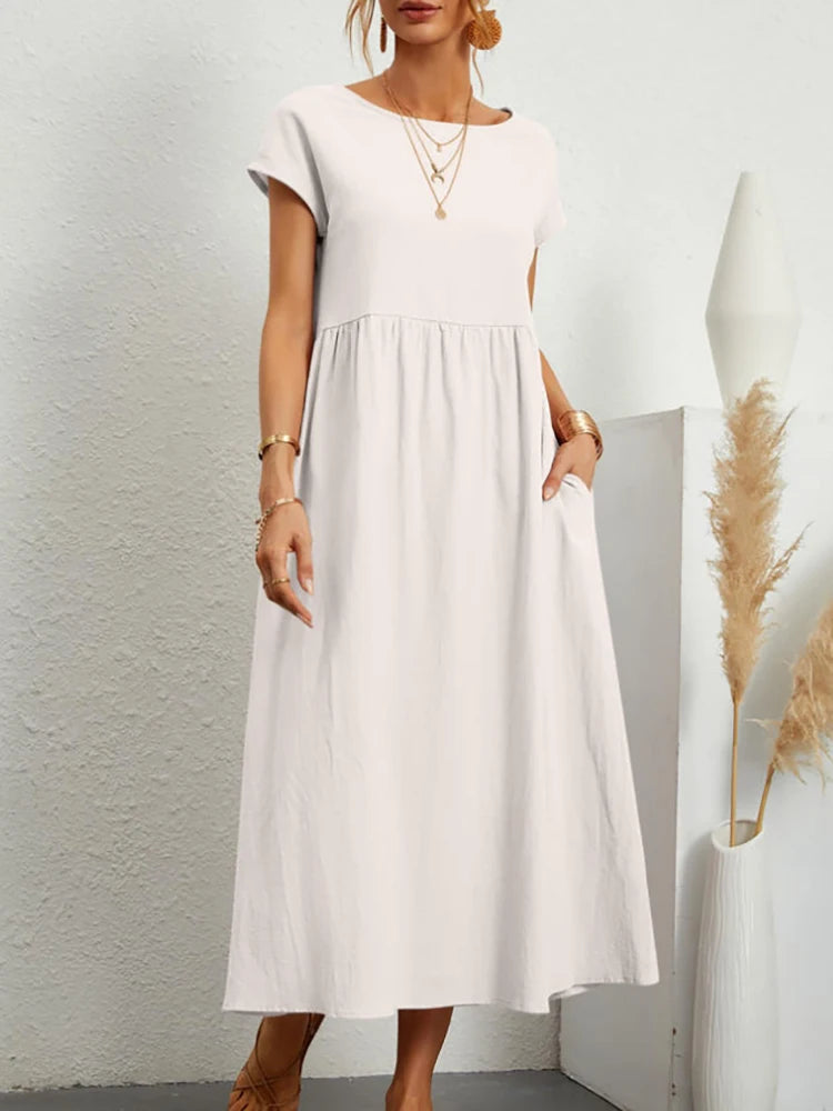 Rosalie Relaxed Pocket Maxi Dress