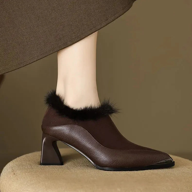 Faye Whisper Furry Boot
