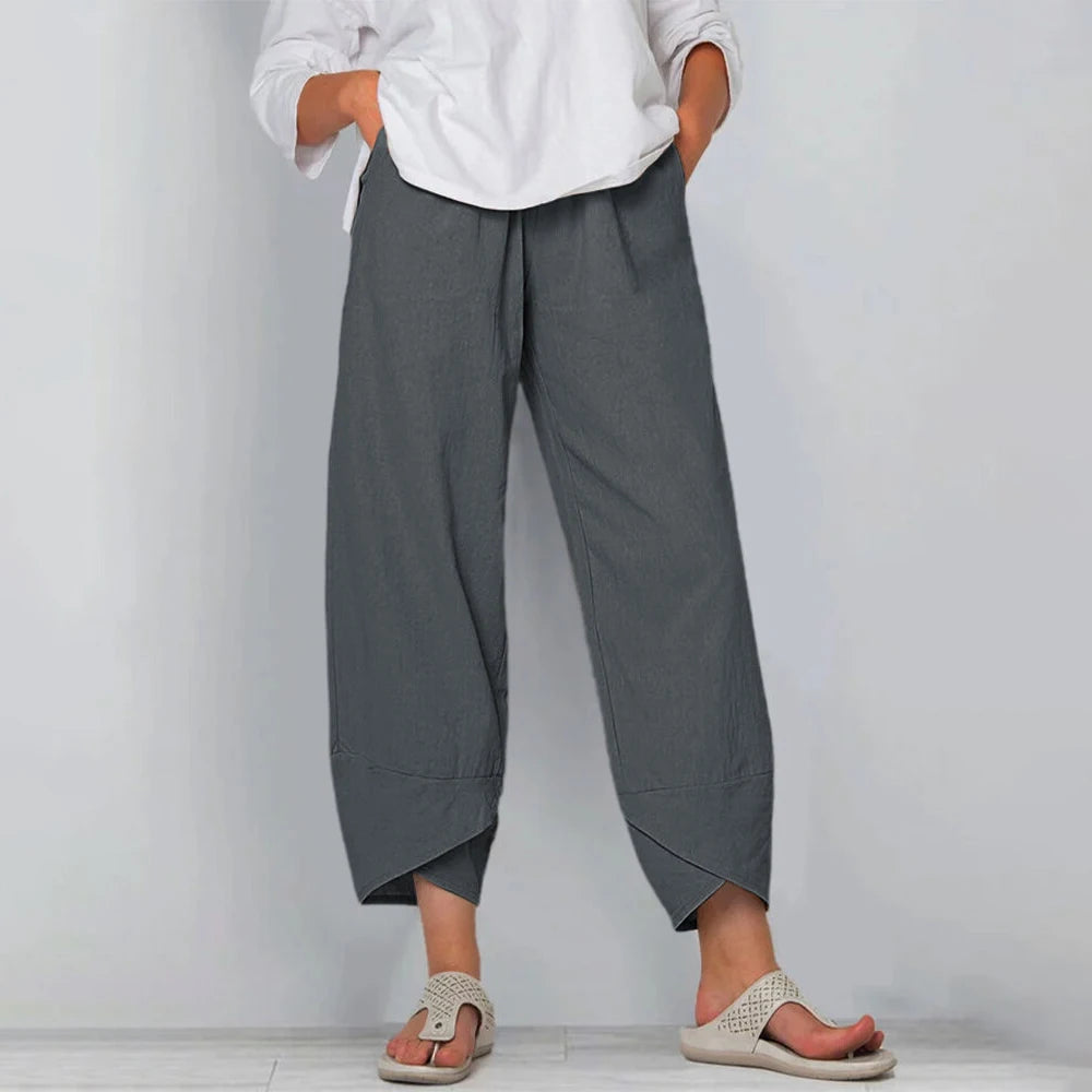 Georgina Barrel Leg Cropped Pants