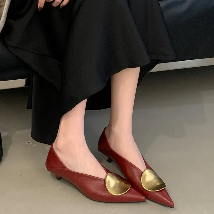 Cassidy Comfortable Pointed Toe Low Heels
