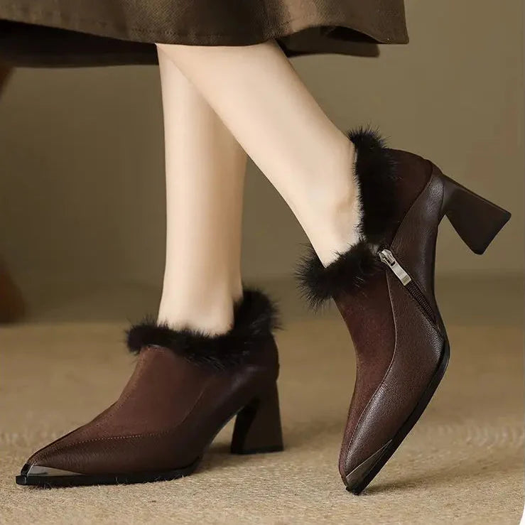 Faye Whisper Furry Boot