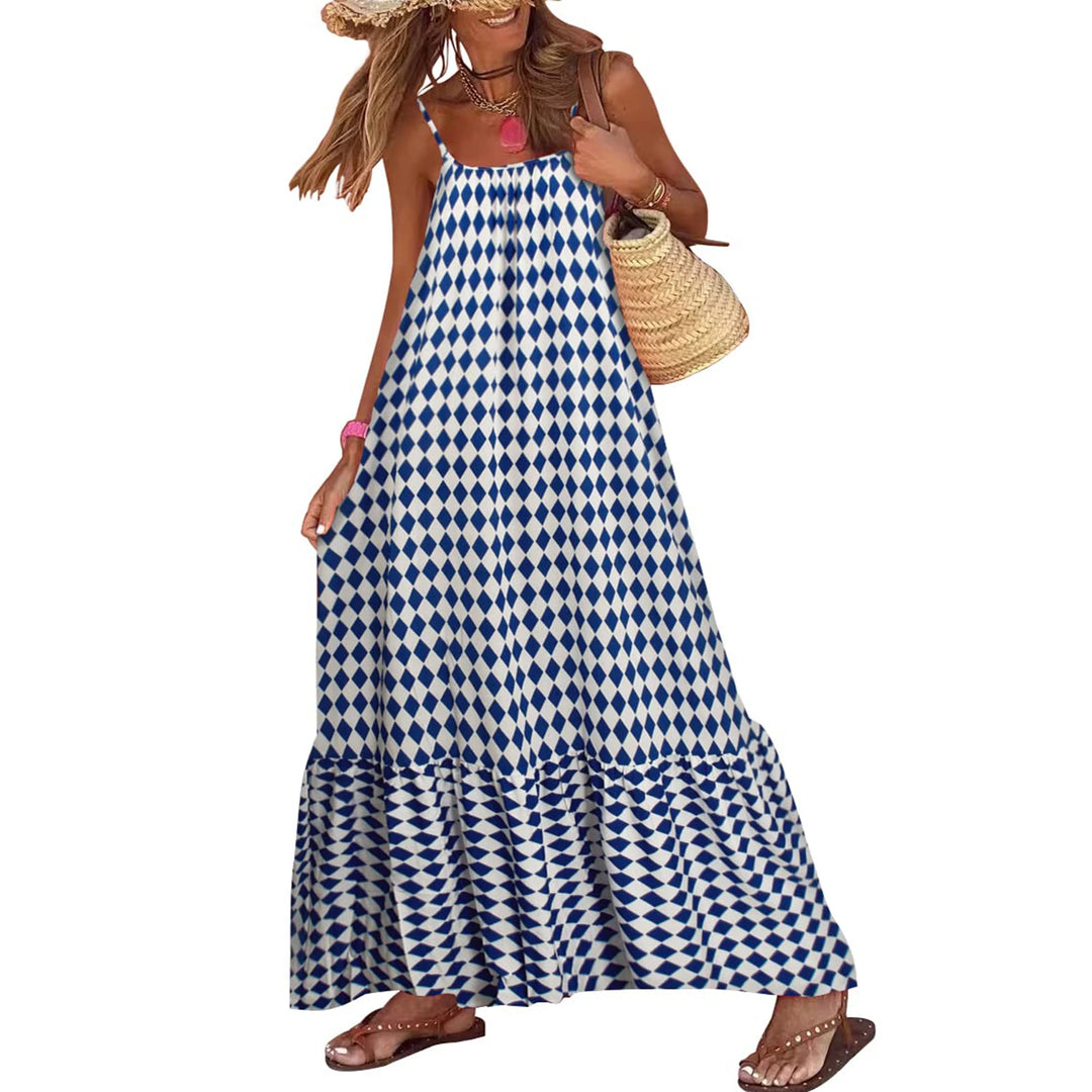 Delaney Mosaic Print Maxi Dress