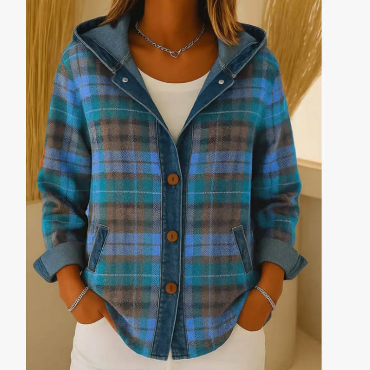 Piper Contrast Plaid Jacket