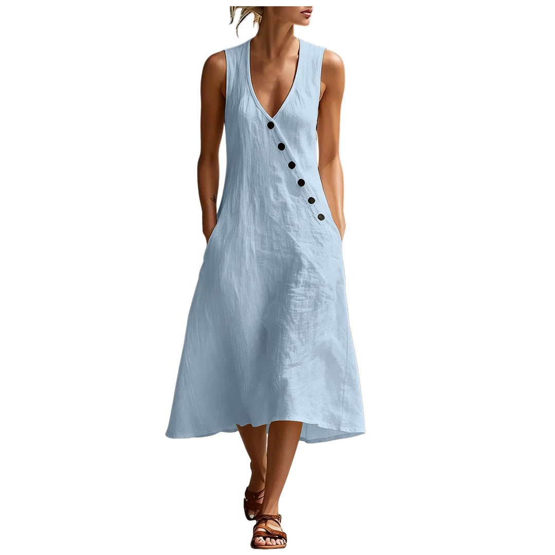 Liora Casual Boho Maxi Dress