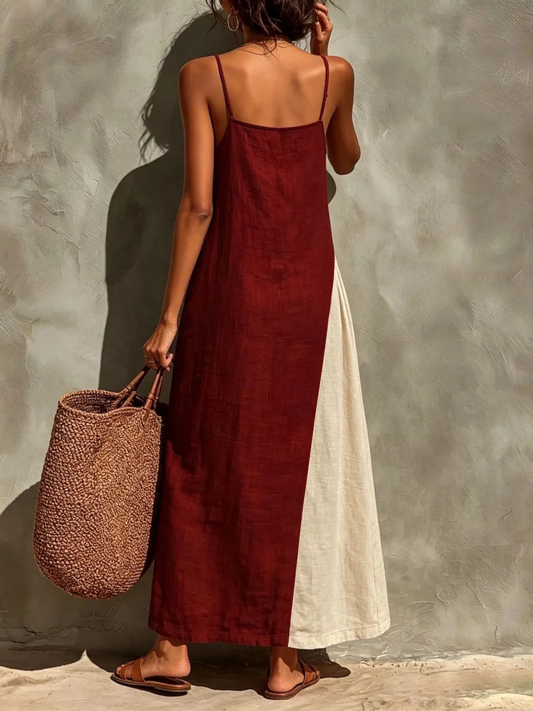 Averie Relaxed Linen Maxi Dress