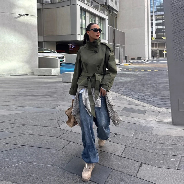 Marisol Double Breasted Trench