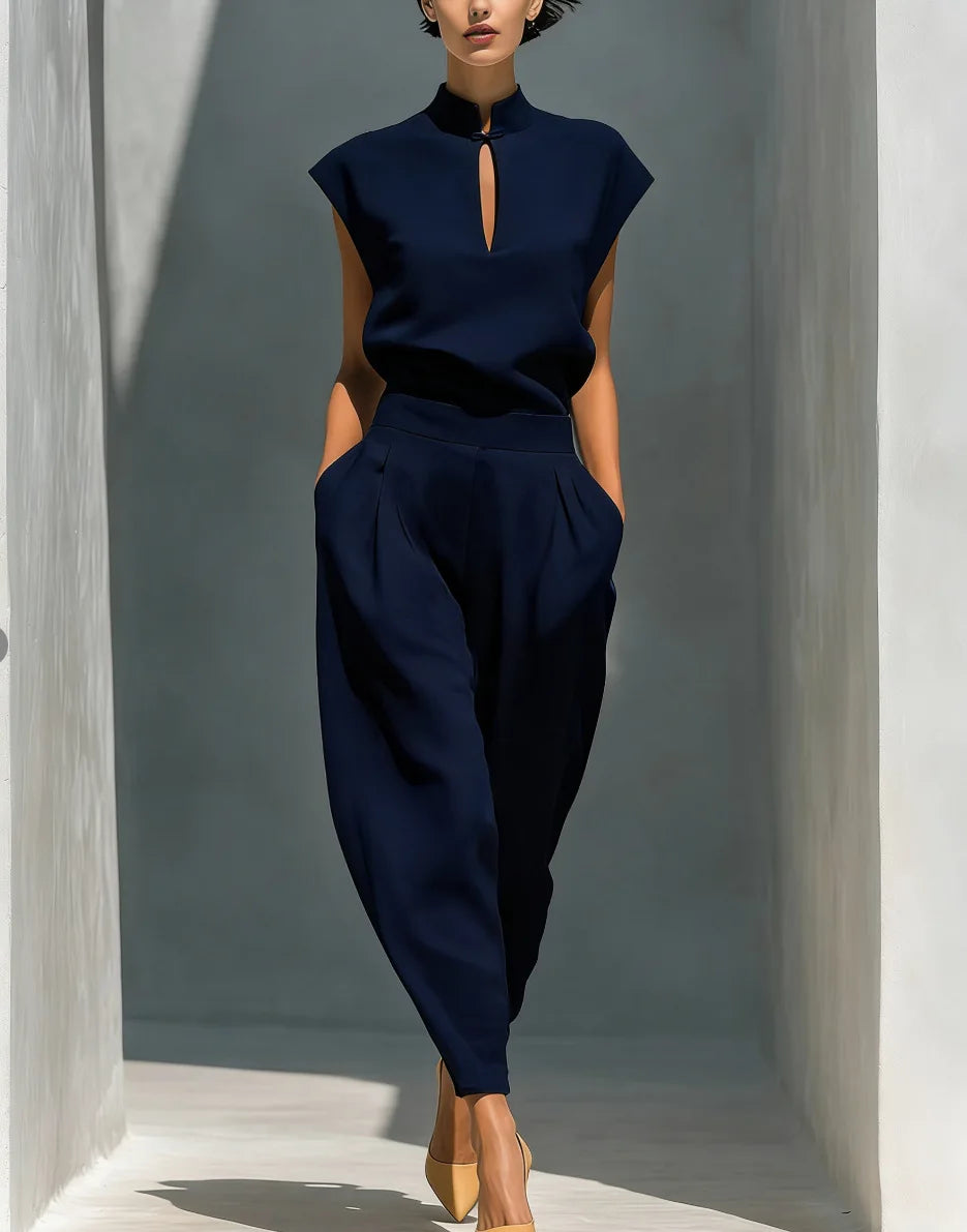 Tiffany Cap Sleeve Jumpsuit