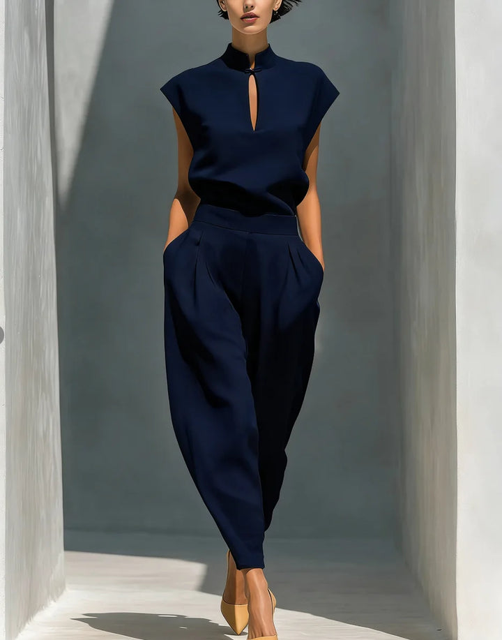 Tiffany Cap Sleeve Jumpsuit
