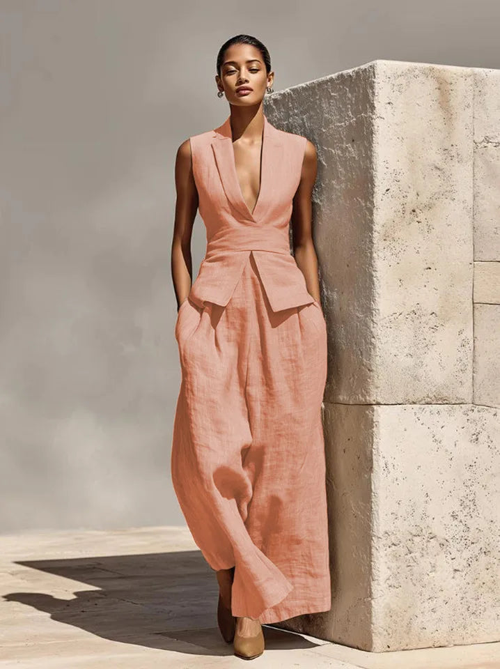 Myla Elegant Tailored Two-Piece Set