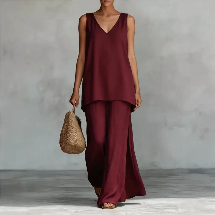 Minea Wide Leg Matching Set