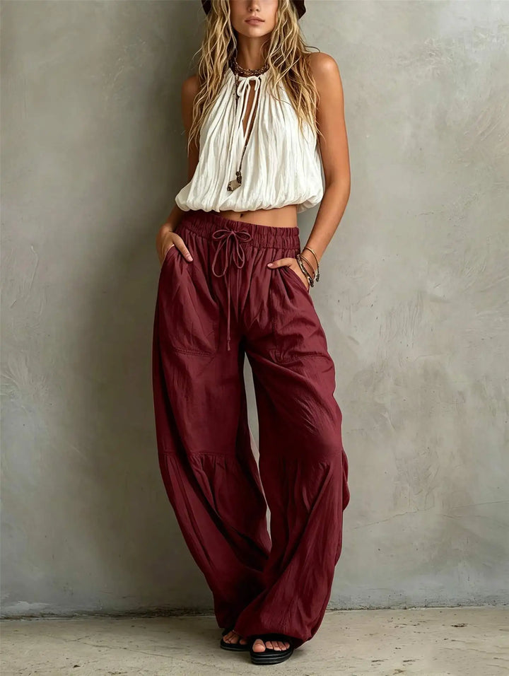 Elara Relaxed Wide-Leg Pants