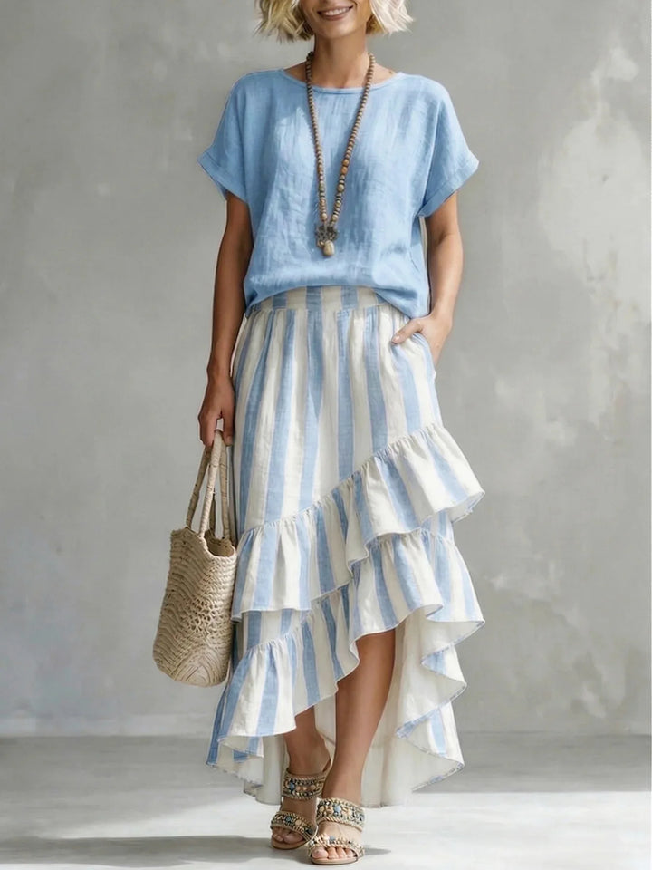 Chelsea Tiered Maxi Skirt Set
