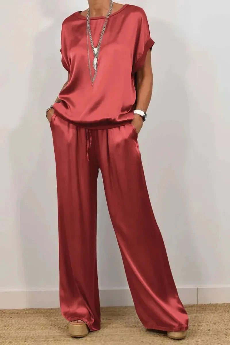 Amelie Silky Lounge Set