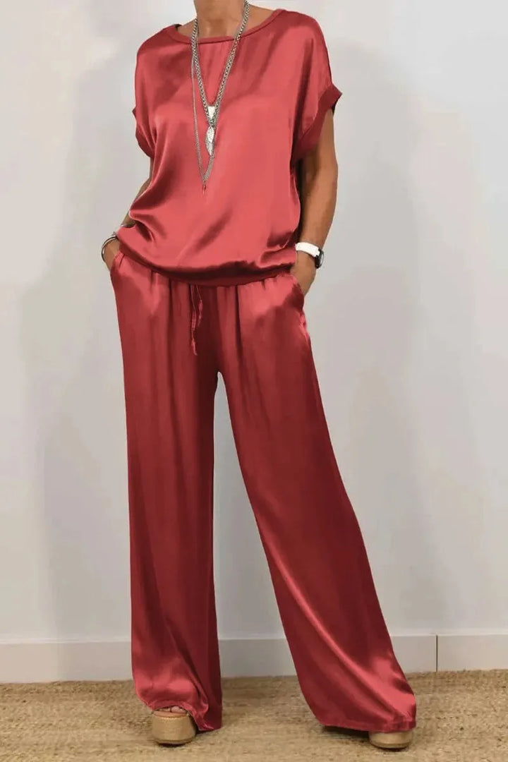Amelie Silky Lounge Set