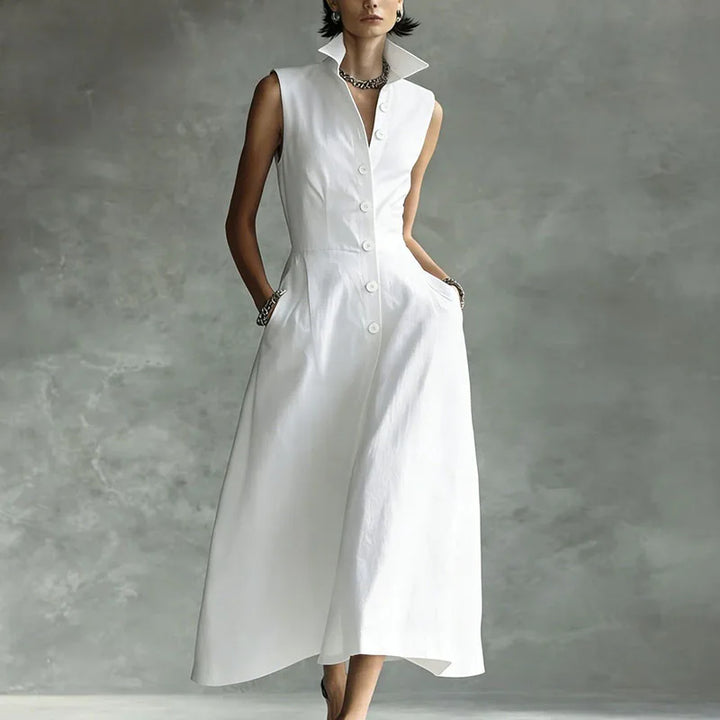 Tara Sophisticated Shirt Maxi Dress