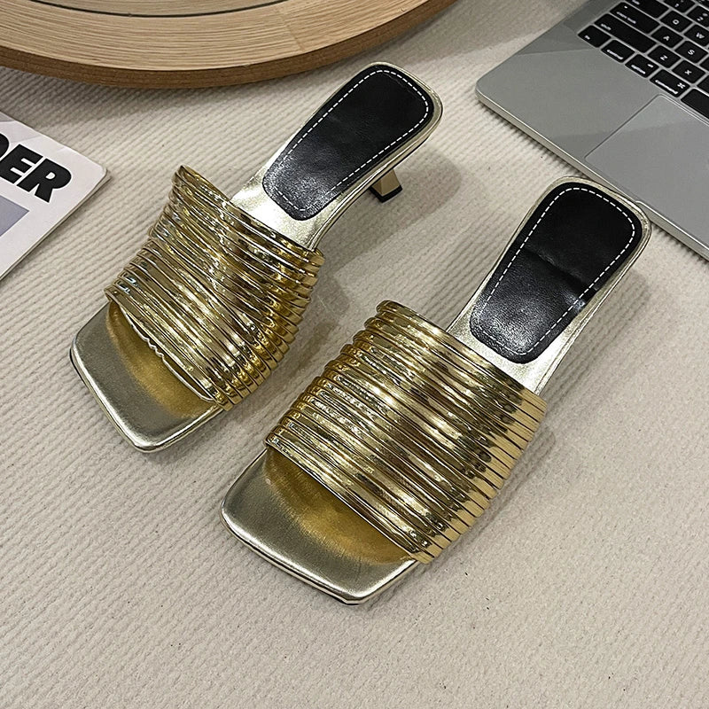 Selene Elegant Slip On Sandals