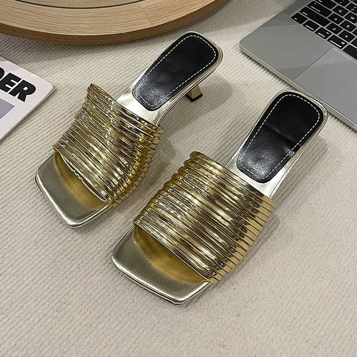 Selene Elegant Slip On Sandals