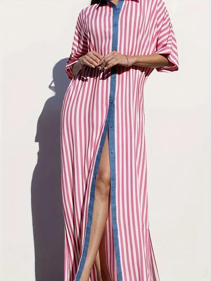 Paloma Stripe Maxi Dress