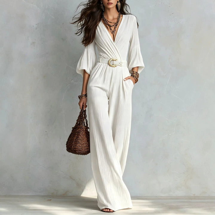 Isolde Elegant Wide Leg Jumpsuit