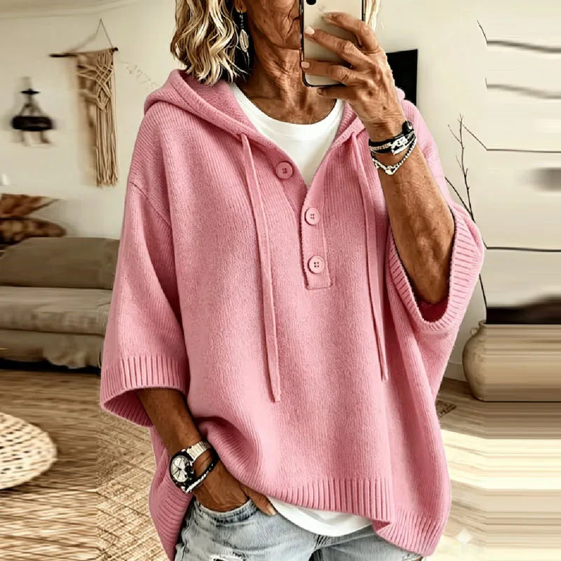 Aveline Hooded Knit Pullover