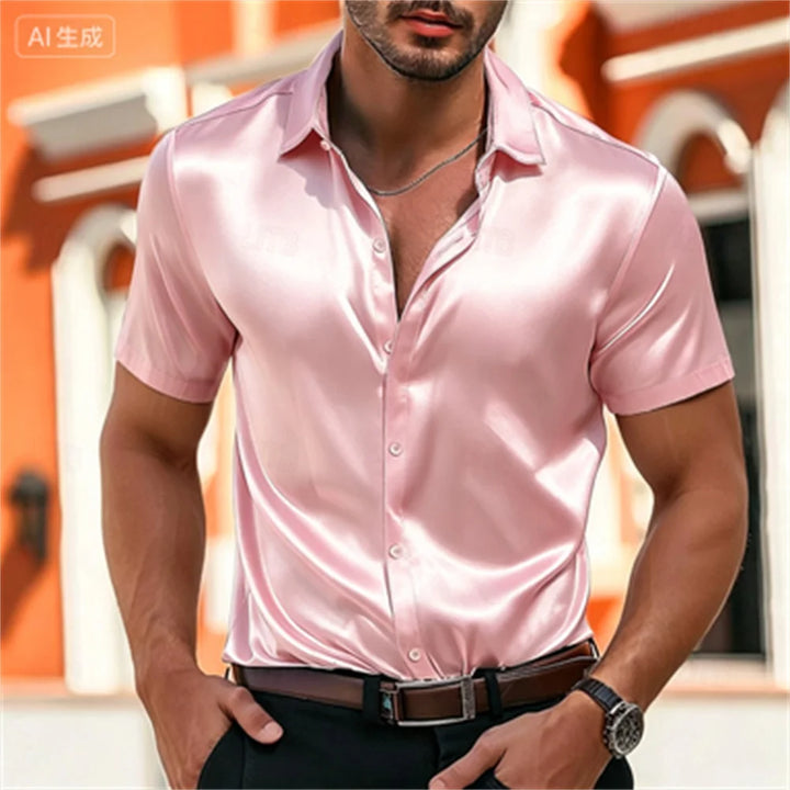 Griffin Premium Satin Button Shirt