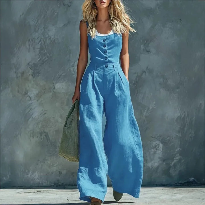 Matilda Wide Leg Pocket Jumpsuit