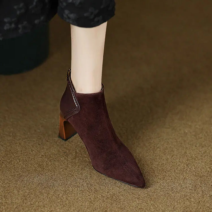 Romy Pointed Toe Ankle Boots