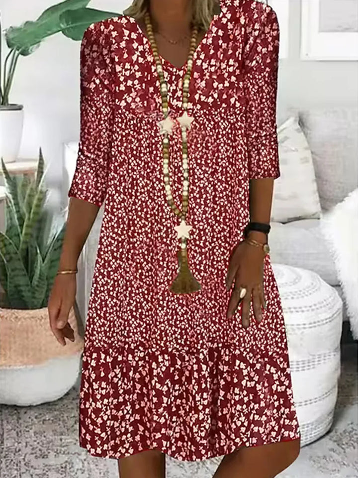 Saylor Casual Floral Mini Dress