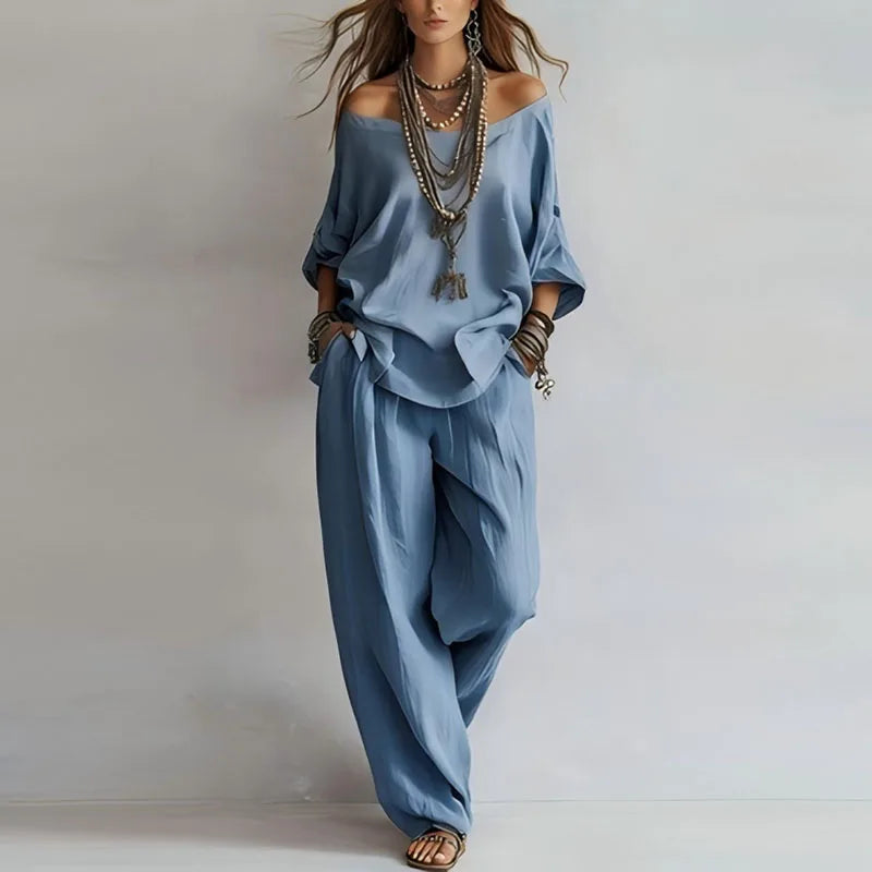 Paulina Off Shoulder Co-ord Set
