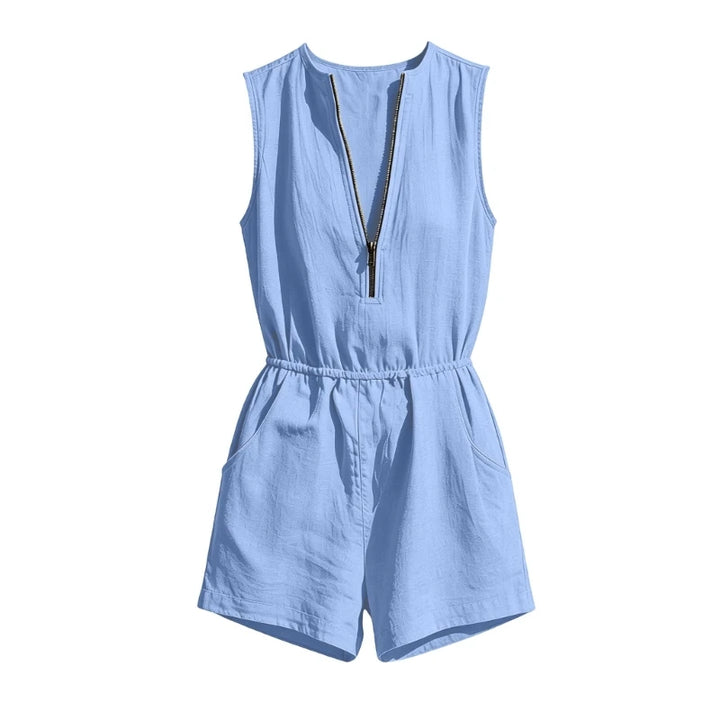 Bailey Relaxed Zip Front Romper