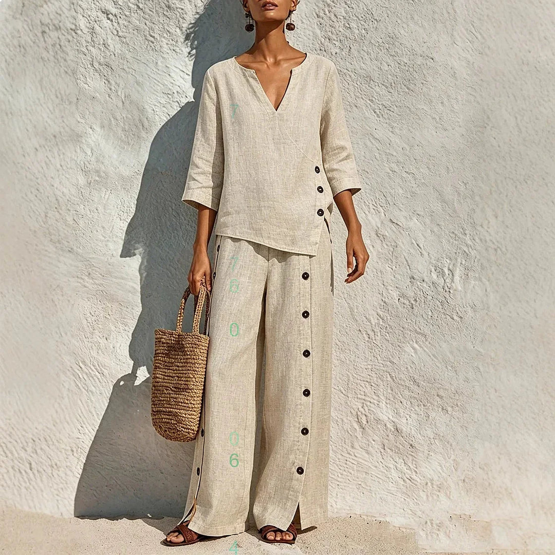 Emmalee Casual Relaxed Two-Piece Set