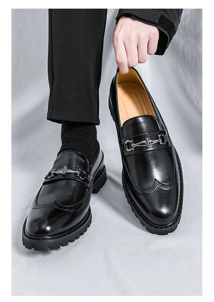 Philip Metal Accent Loafers