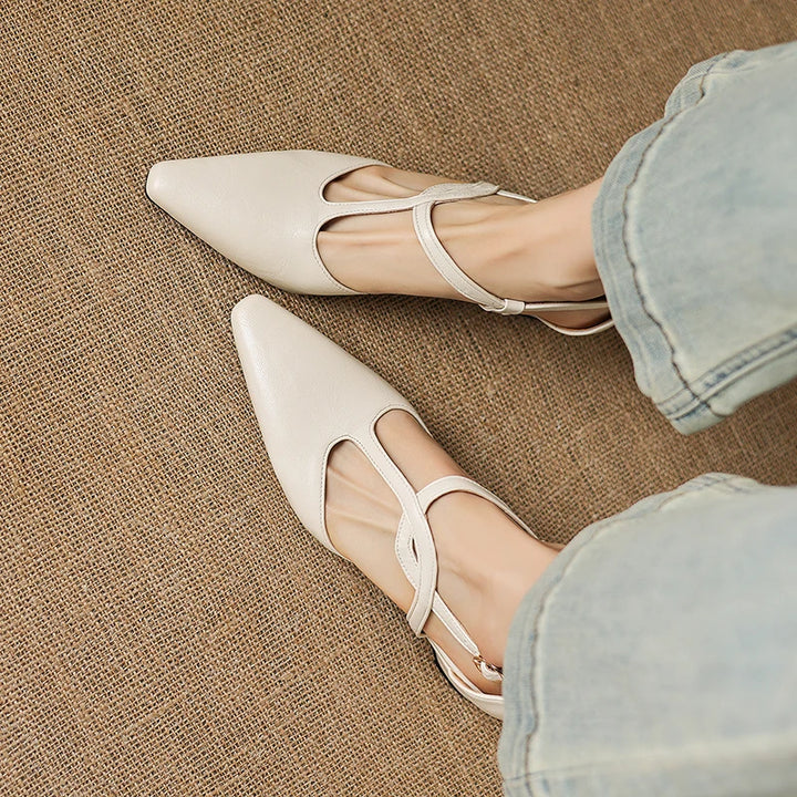 Celestine Pointed Mary Jane Heels