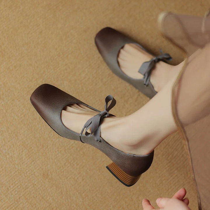 Priscilla Genuine Leather Pumps