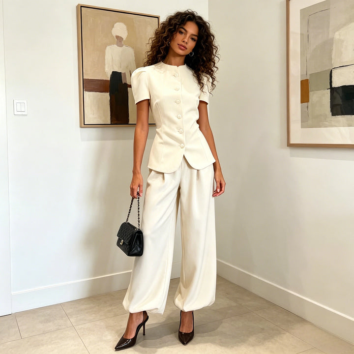Carley Tailored Two-Piece Set