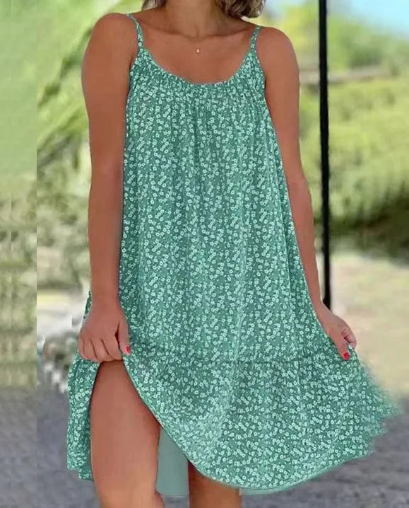 Cassidy Boho Floral Mini Dress