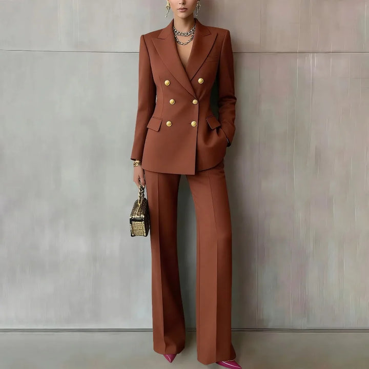 Marguerite Double Breasted Blazer Set