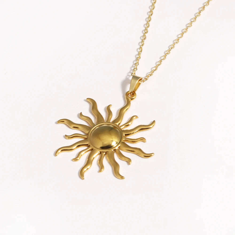 Aurora Spiral Sun Pendant