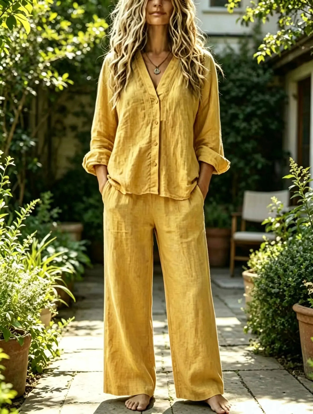 Rosalie Relaxed Summer Two-Piece Set