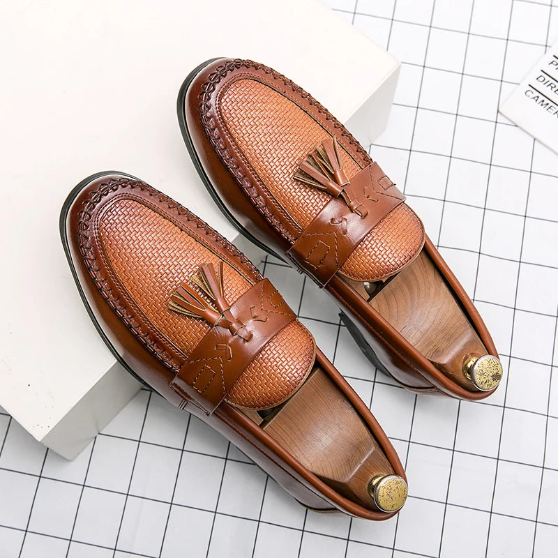 William Braided Tassel Loafers