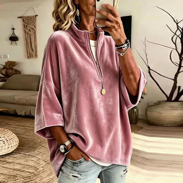Mirelle Soft Comfort Half Zip Pullover