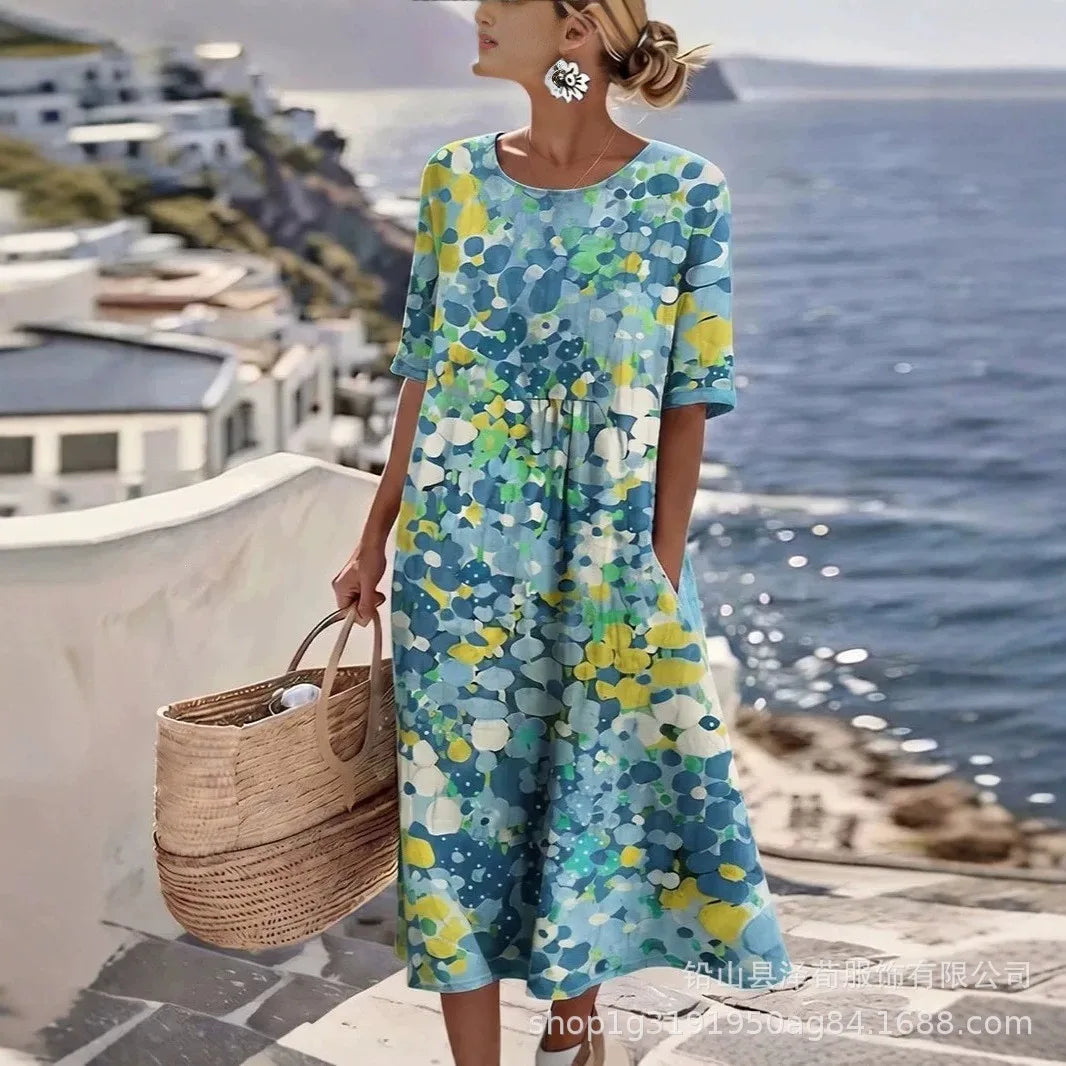Arabella Boho Floral Maxi Dress