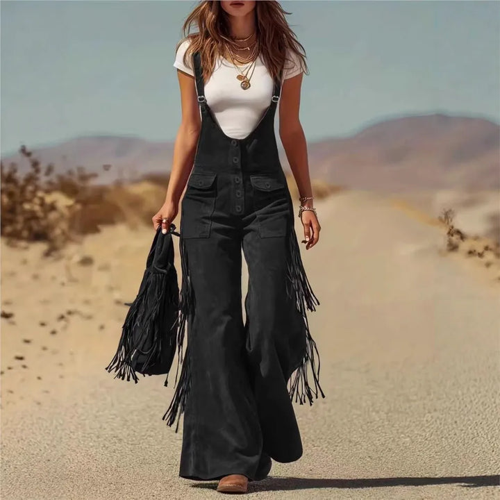 Taryn Adjustable Fit Tassel Jumpsuit