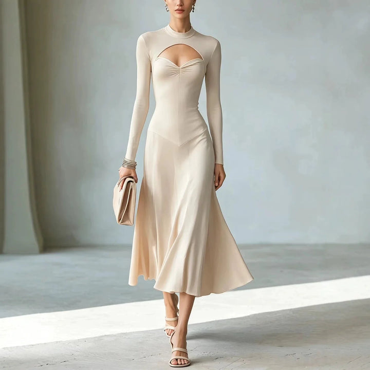 Lydia Cutout Front Midi Dress