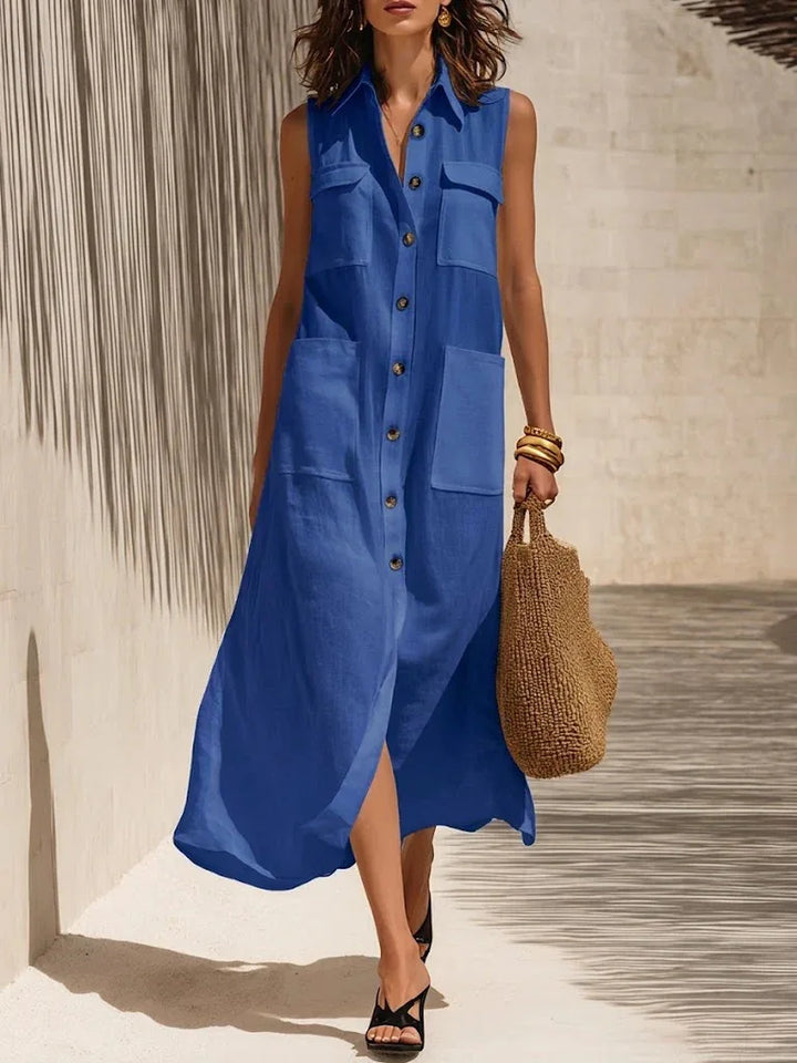 Harlow Casual Pocket Maxi Dress