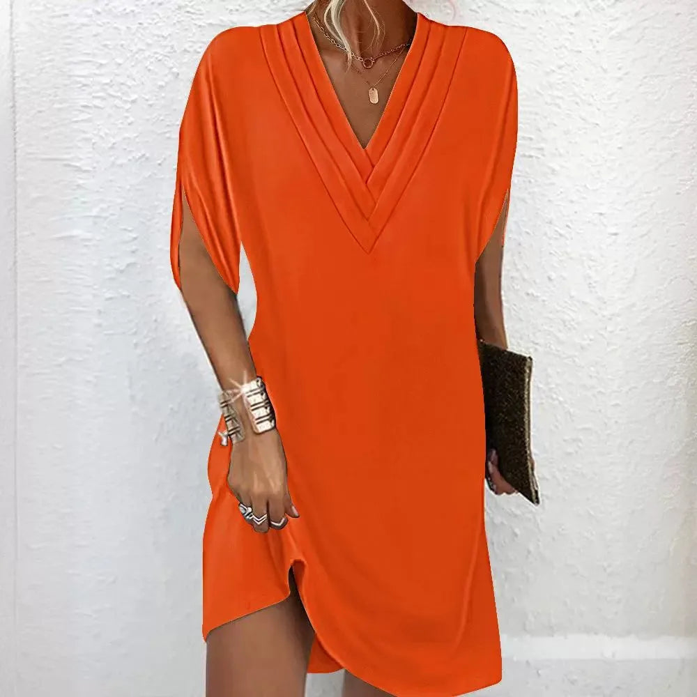 Leona Batwing Relaxed Mini Dress