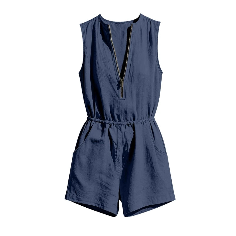 Bailey Relaxed Zip Front Romper