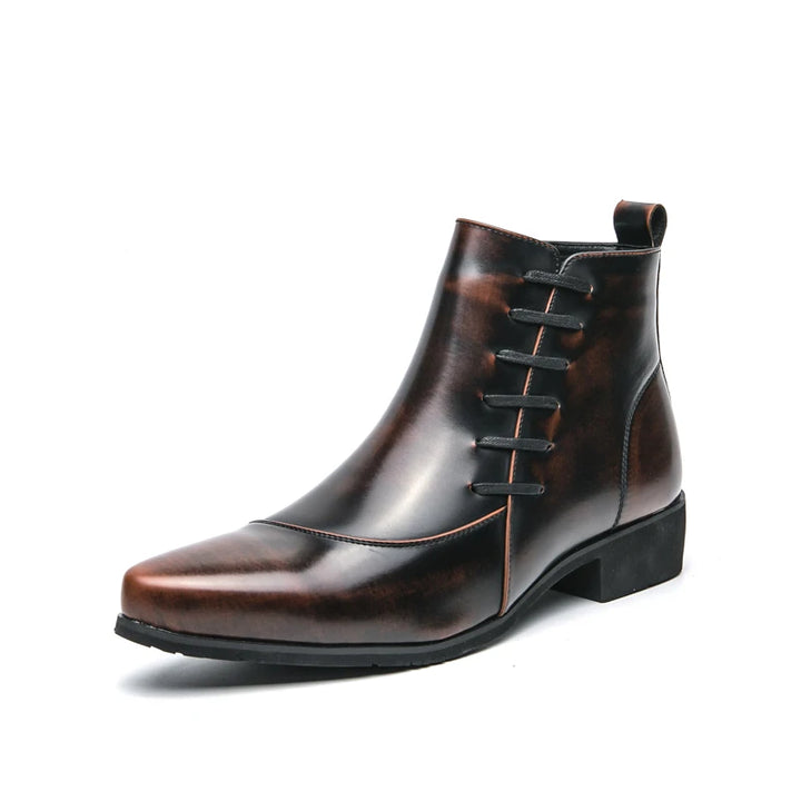 Logan Leather Chelsea Boots